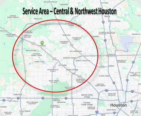 Bug Exterminator Service Area Map