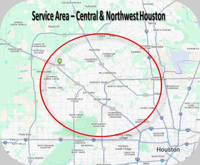 Bug Exterminator Service Area Map